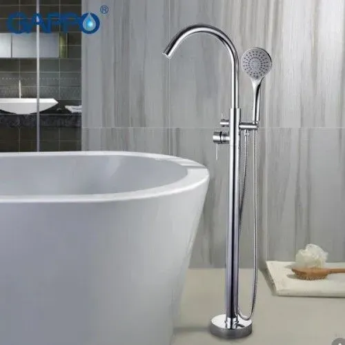 Напольный смеситель для ванны Gappo G3098 хром