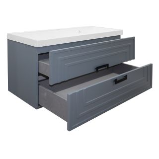 Тумба с раковиной Azario Armario CS00096972 100 см серый матовый