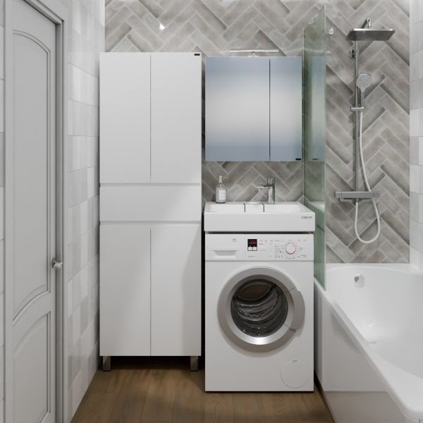 Раковина над стиральной машиной Санта Венера 900162 60 см белый