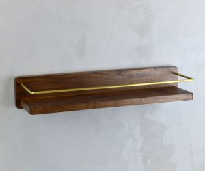 Полка для ванной комнаты Bronze de Luxe FOREST 10711G, матовое золото