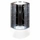 Душевая кабина Deto BМ4510 N (без крыши) BLACK 100х100х208 см