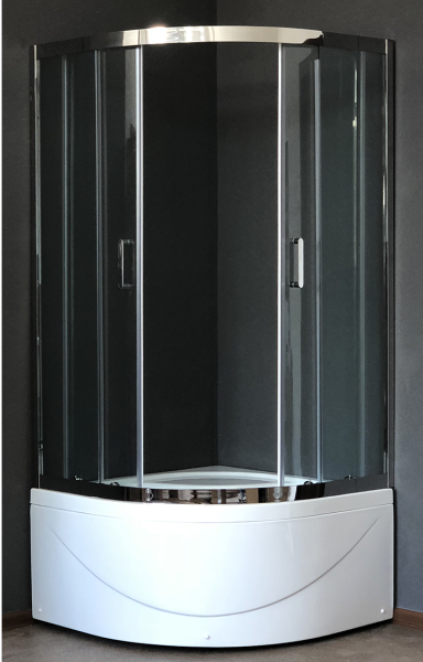 Душевой уголок Royal Bath 100x100см хром RB-L-3001-1