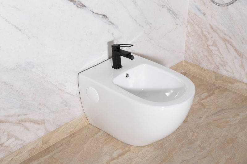 Смеситель для биде Gid Niagara L057-BM-B L057BMB черный матовый