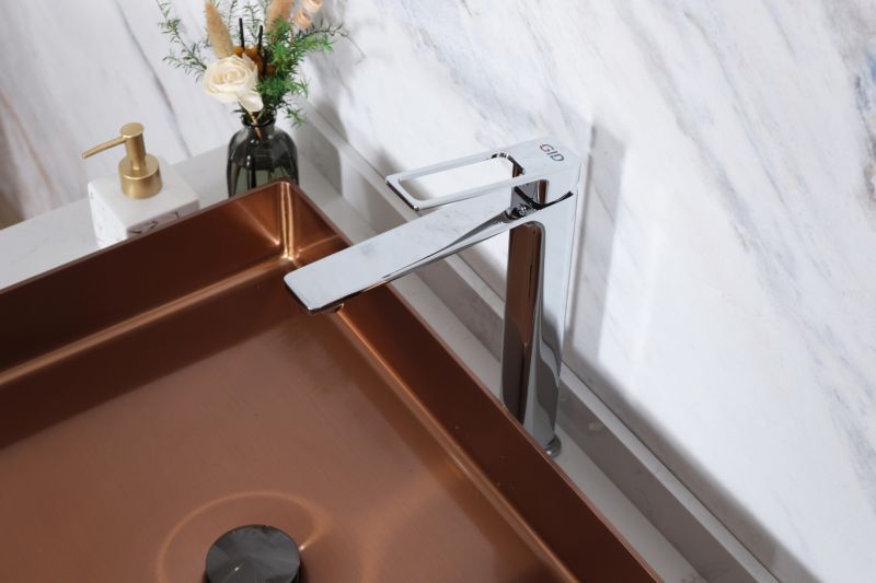Смеситель высокий для раковины Gid Niagara L057-CH-D L057CHD хром