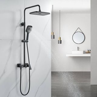 Душевая стойка Shevanik S9636H чёрный Душевая стойка Shevanik S9636H чёрный