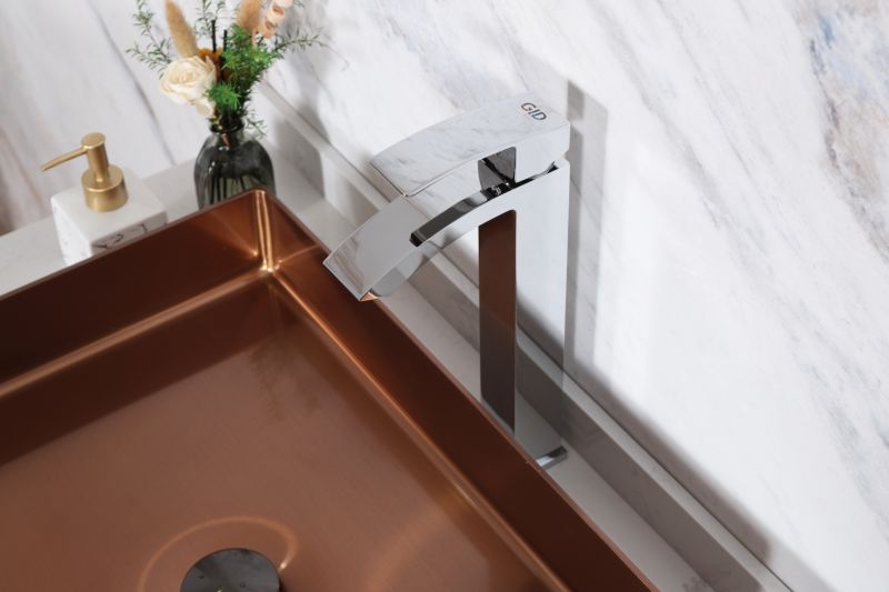 Смеситель высокий для раковины Gid Victoria L120-CH-D L120CHD хром