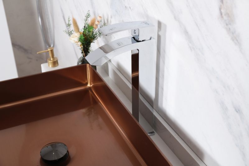 Смеситель высокий для раковины Gid Victoria L120-CH-D L120CHD хром