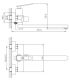 Смеситель для ванны Haiba HB22589 хром