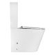 Унитаз-компакт Azario Margo AZ-2125-UQ1 безободковый торнадо белый