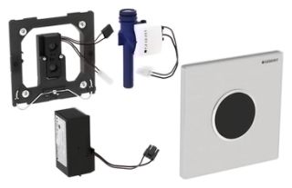 Привод бесконтактного смыва для писсуара Geberit Sigma 10 HyTronic 116.025.SN.1 хром