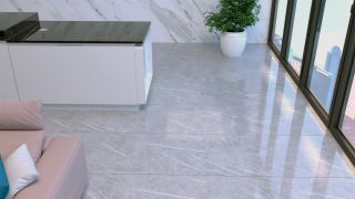 Керамический гранит Azario АСМУС ГРЕЙ F4070821120G 60х120 глянцевая