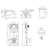 Унитаз с инсталляцией AM.PM INSPIRE V2.0 IS450A38.CCC50A