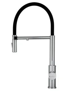 Смеситель для кухни Wonzon & Woghand WW-458027-CR с гибким изливом и подключением фильтра хром
