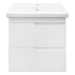 Тумба с раковиной Azario Kantri CS00097248 60 см белый глянец