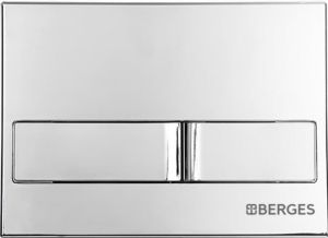 Комплект Berges 4в1 043205: инсталляция NOVUM525 кнопка L3 хром глянец унитаз Okus сиденье Toma Slim SO