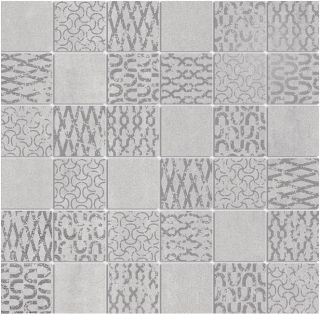 Декор Kerama Marazzi DD201220\MM Про Дабл серый светлый мозаичный 30x30x0,9