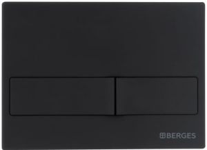 Комплект Berges 4в1 047215: инсталляция NOVUM525 кнопка L5 SoftTouch чёрная унитаз EGO Rimless сиденье Toma Slim SO