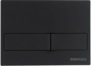 Комплект Berges 4в1 043232: инсталляция NOVUM525 кнопка L5 SoftTouch чёрная унитаз EGO Rimless сиденье Toma SO