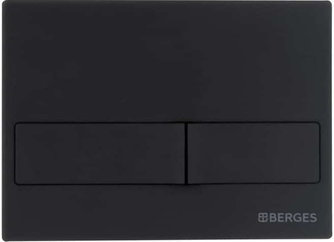 Комплект Berges 4в1 043232: инсталляция NOVUM525 кнопка L5 SoftTouch чёрная унитаз EGO Rimless сиденье Toma SO