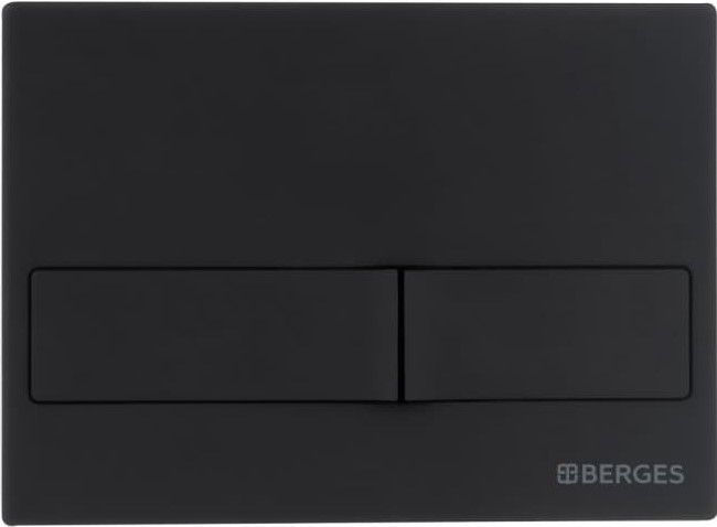 Комплект Berges 4в1 043234: инсталляция NOVUM525 кнопка L5 SoftTouch чёрная унитаз EGO XL Rimless сиденье Toma SO