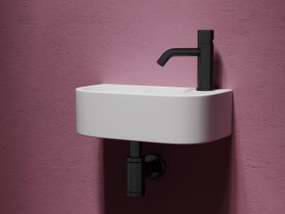 Раковина подвесная Ceramicanova Элемент (Element) CN6066L 40 см белый