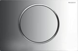 Кнопка смыва Geberit Sigma 10 115.758.KH.5 смыв/стоп глянцевый хром/матовый хром