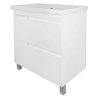 Тумба с раковиной Azario Kantri CS00097252 70 см белый глянец