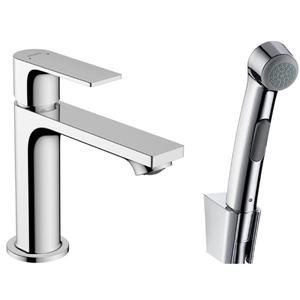 Смеситель для раковины Hansgrohe Rebris E 110 72216000 с гигиеническим душем хром