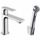 Смеситель для раковины Hansgrohe Rebris E 110 72216000 с гигиеническим душем хром