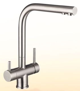 Смеситель для кухни Swedbe Selene Plus 8144 с каналом для подключения фильтра нержавеющая сталь Смеситель для кухни Swedbe Selene Plus 8144 с каналом для подключения фильтра нержавеющая сталь