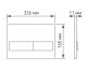 Комплект Berges 4в1 043308: инсталляция NOVUM 525 кнопка L1 белая унитаз VENTAS Rimless сидение дюропласт Ventas Slim SO