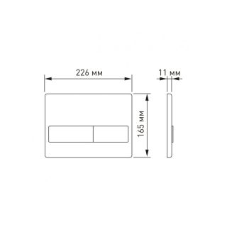 Комплект Berges 043373 инсталляция NOVUM 525 кнопка L1 унитаз VITA Rimless