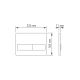 Комплект Berges 043372 инсталляция NOVUM 525 кнопка L5 унитаз VITA Rimless