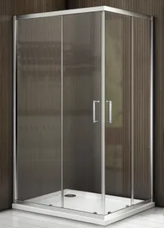 Душевое ограждение Good Door Latte CR-120-80-C-WE 120*80 профиль белый, стекло прозрачное