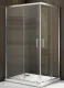 Душевое ограждение Good Door Latte CR-120-90-C-WE 120*90 профиль белый, стекло прозрачное