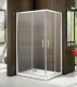 Душевое ограждение Good Door Latte CR-120-80-G-WE 120*80 профиль белый, стекло grape