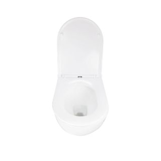 Унитаз подвесной Azario Rumba AZ-5175T-WHT безободковый торнадо белый