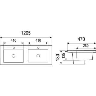 Раковина подвесная WW SK Арт. DEILBACH 7506-1202 10000003906
