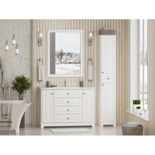 Напольная тумба под раковину Misty Ларго 120 см П-Лар-07120-01-3Я белый