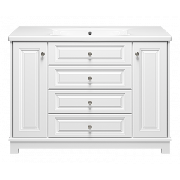 Напольная тумба под раковину Misty Ларго 120 см П-Лар-07120-01-3Я белый