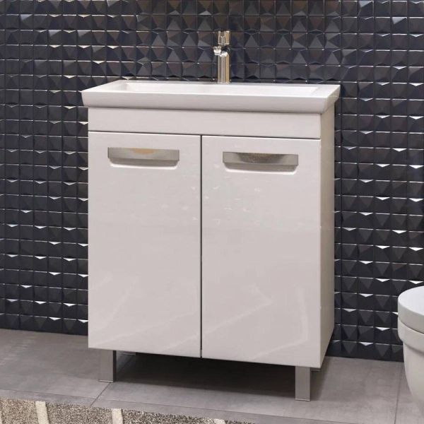 Тумба под раковину напольная Vigo Plaza 023 60 см белый
