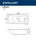 Ванна акриловая Excellent Layla WAEX.LAY18WH 180 x 80 см