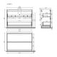 Тумба напольная под раковину Sancos Libra Floor LB120F-2W 120 см белый