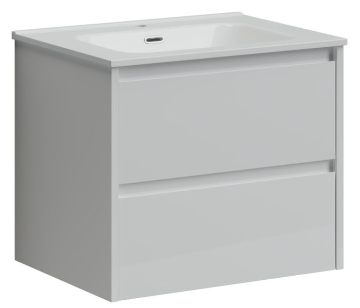 Подвесная тумба под раковину Sancos Libra LB60W 60см белый глянец Подвесная тумба под раковину Sancos Libra LB60W 60см белый глянец