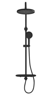 Душевая стойка Rose R3996H с термостатом чёрный матовый Душевая стойка Rose R3996H с термостатом чёрный матовый