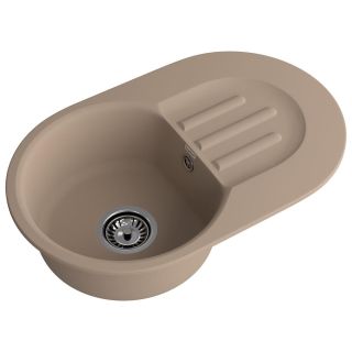 Кухонная мойка GranFest Smart 685 L песочный