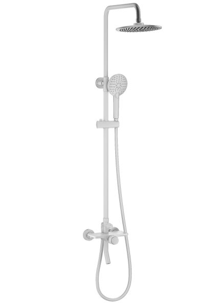 Душевая стойка Wonzon & Woghand Click WW-N3S962-MW белый матовый