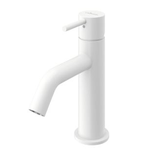 Смеситель для раковины CEZARES LEAF-LSM2-L-BIO белый матовый