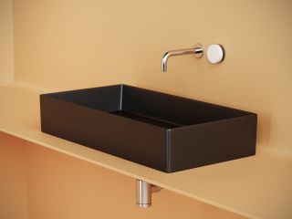 Раковина Ceramicanova Элемент (Element) CN6071MB 70 см чёрный матовый