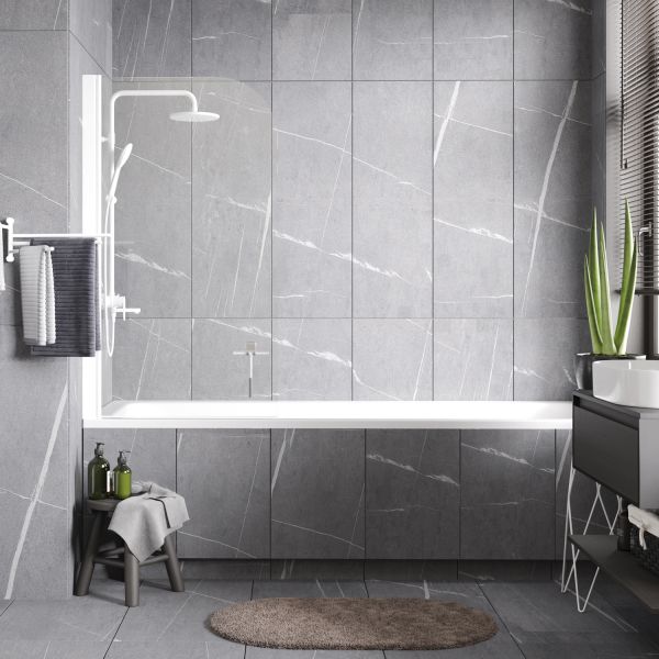 Шторка на ванну WasserKRAFT Leine 35P01-80WHITE Шторка на ванну WasserKRAFT Leine 35P01-80WHITE